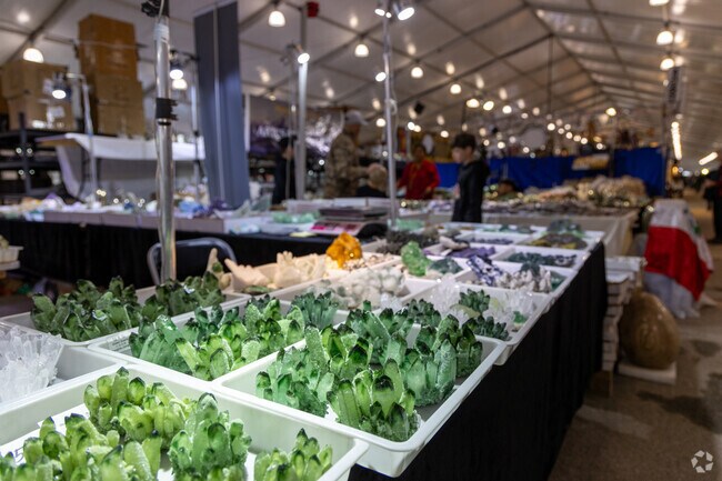 The Tucson Gem and Mineral Show is quick and easy for Campbell-Grant residents to attend.