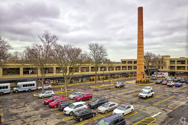 Piano Works offers a large selection of retail shops and restaurants.