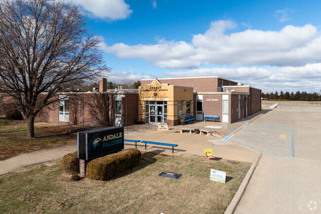 This is the main entry for Andale Elementary/Middle School.