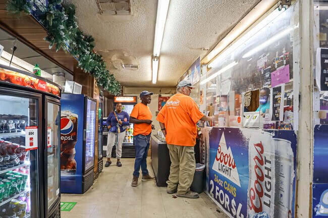 Stop by for a plate of wings or potato logs at Triplet's Food Mart in Highland Farms.