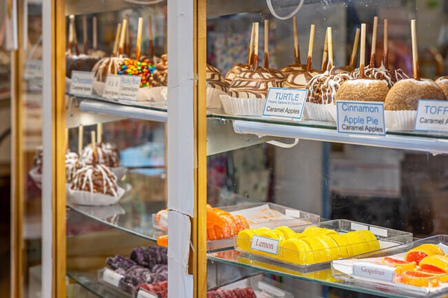 Laura's Candies offers a variety of traditional New Orleans confections in Metairie Terrace.
