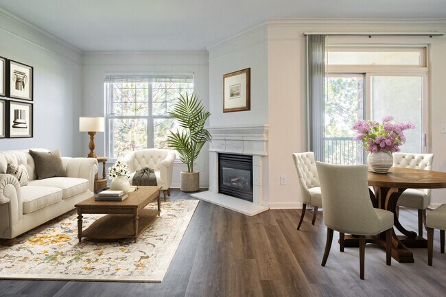 Select homes include a fireplace