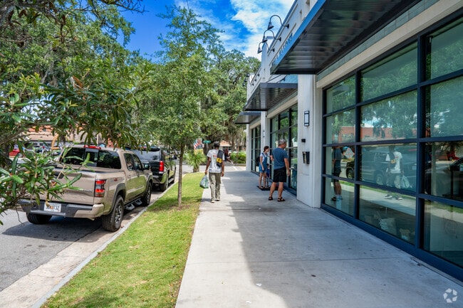 Residents can walk to the Starland District for a variety of shops and restaurants.