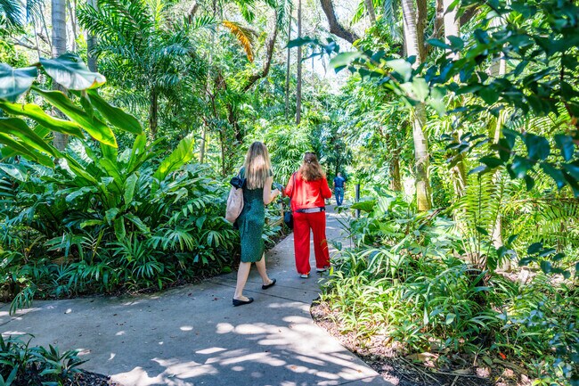 Enjoy taking a walk through the beautiful gardens at Fairchild Tropical Gardens.