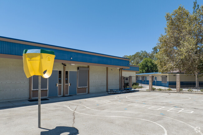 playground and classrooms