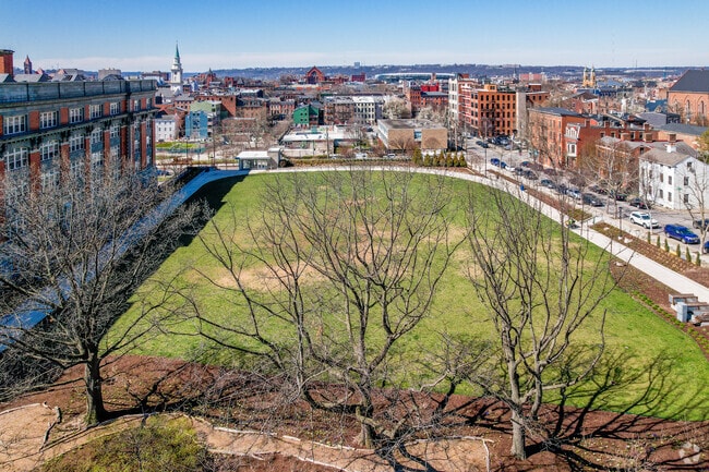 The vast lawn at Ziegler Park in Pendleton is a go to greenspace for locals.