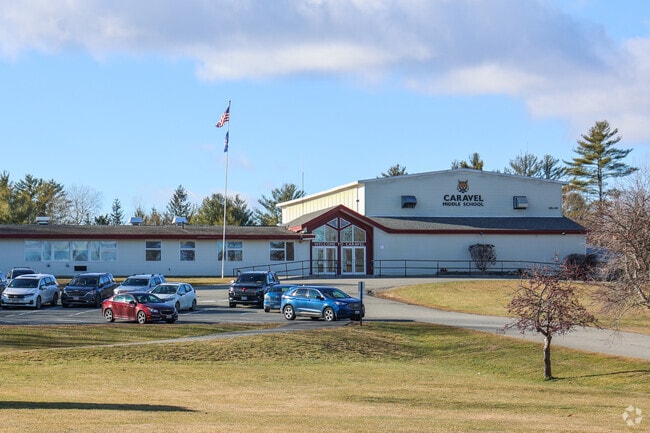 Caravel Middle School in Carmel, Maine is a community-centered school known for its supportive atmosphere and focus on student growth in both academics and activities.