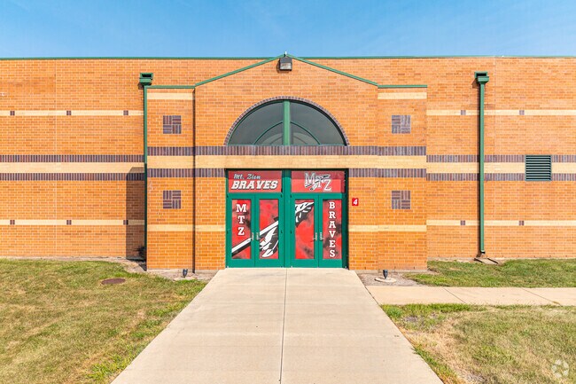 A view of Mt. Zion Intermediate School's alternate entrance.