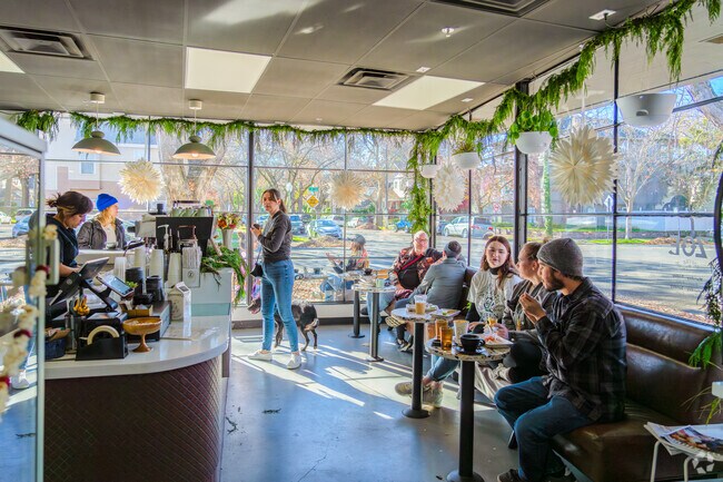 ZOE Coffee and Tacos in Newton Booth is dog-friendly.