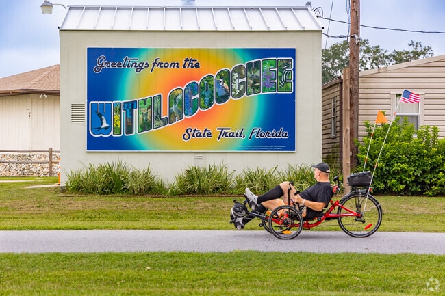 The Withlacoochee Trail is a huge draw for bike riders near Inverness Highlands North.