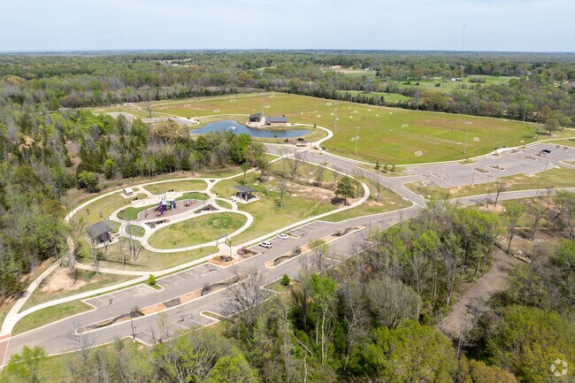 Get active at Mount Pleasant Sports Complex, featuring lighted soccer fields, a fun playground, and scenic walking trails for everyone to enjoy.