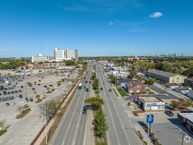 South 27th St. serves as the main street with a variety of shops and chain stores in Southgate.