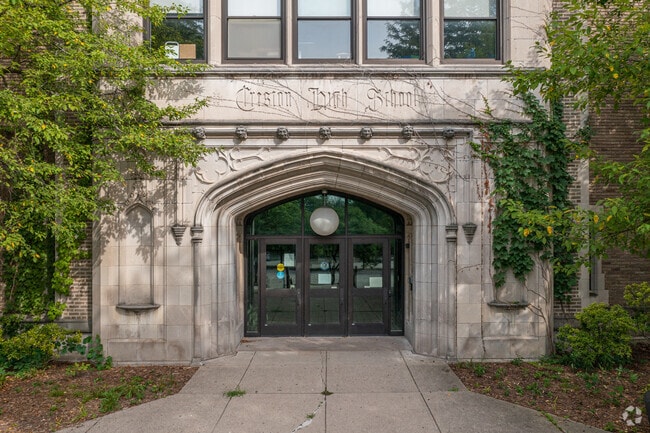 North Side of School