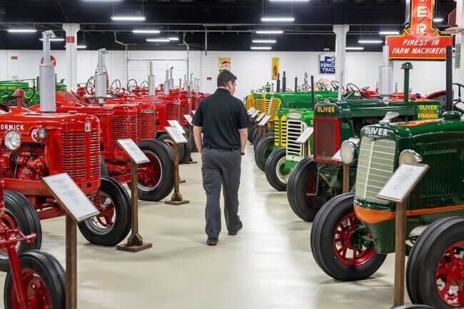 The Keystone Antique Truck and Tractor Museum near Ettrick is a popular destination.
