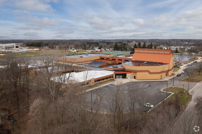 Duncan Lake Middle School, Aerial.