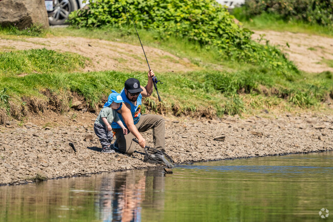 Fishing in the nearby rivers and lakes is a favorite past time for residents of Crabtree.