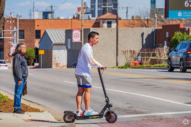 Residents of Classen North Highland Park can easily scoot around the area.