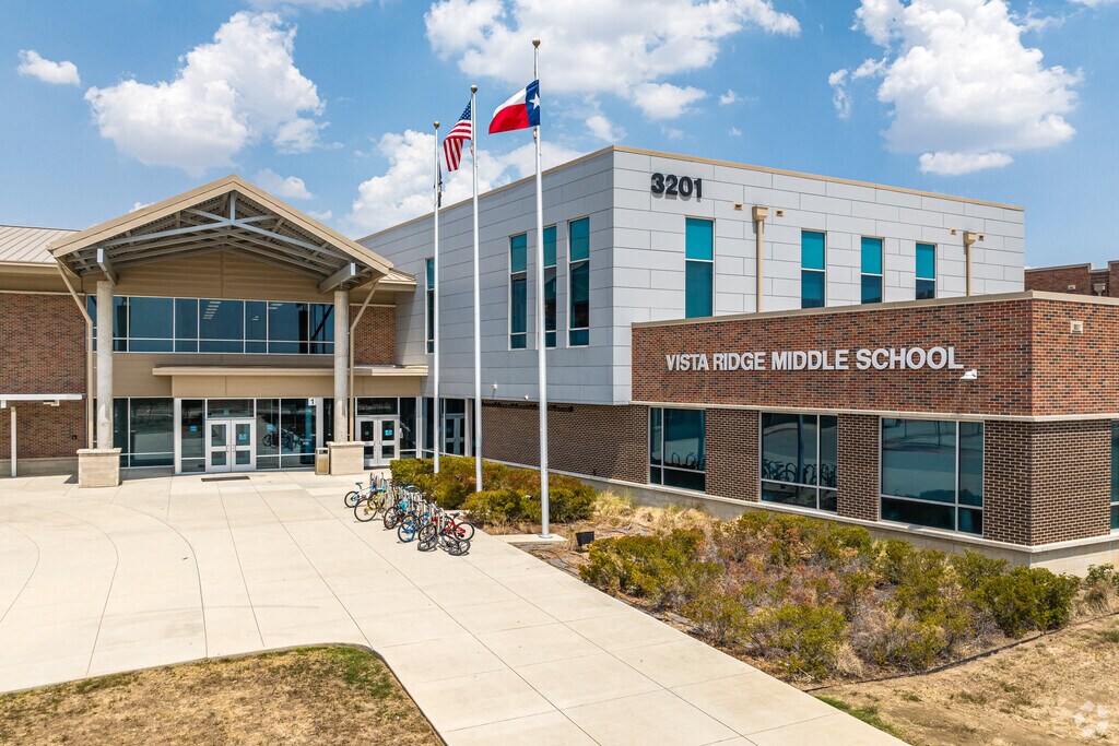 Students in Fort Worth might attend school at Vista Ridge Middle.