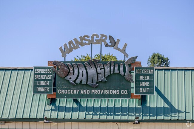 The infamous fish of Hansgrill Hansville Grocery and Provisions Co.