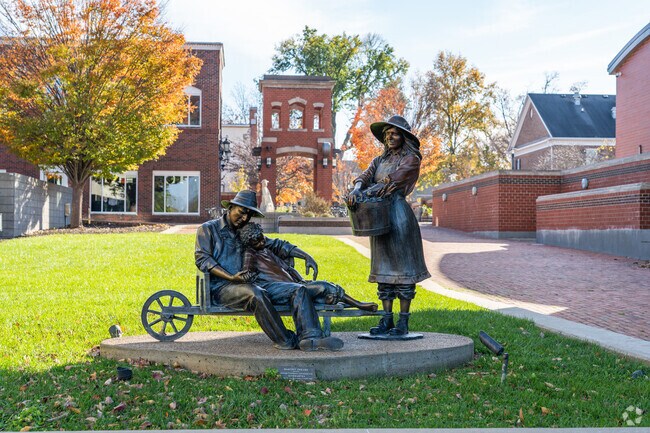 Owensboro has many beautiful public artworks you can admire on your morning walks.