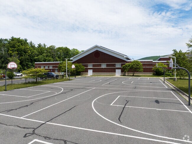 Basketball courts to shoot hoops and practice fun in Great Barrington, MA.
