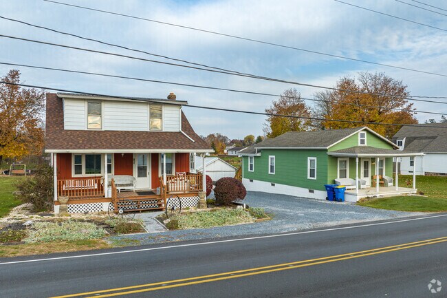 Rows of bungalows sit off of the backroads of Newberry Township, and some have shared driveways.