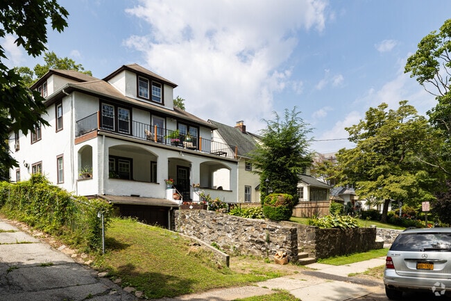 Rows of various homes styles are a regular fixture of West End, New York.