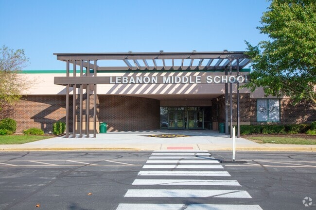 Lebanon Middle School serves grades six through eight near downtown.
