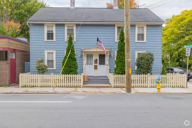 Downtown Nashua features multi-family houses that blend historic charm with modern living.