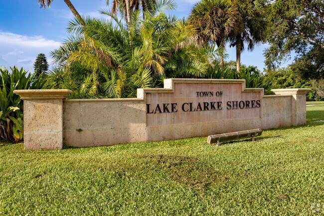 Welcome to the quiet neighborhood of Lake Clarke Shores, FL.
