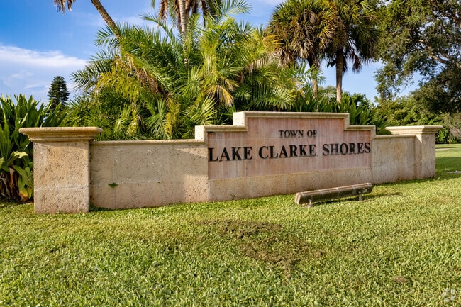 Welcome to the quiet neighborhood of Lake Clarke Shores, FL.