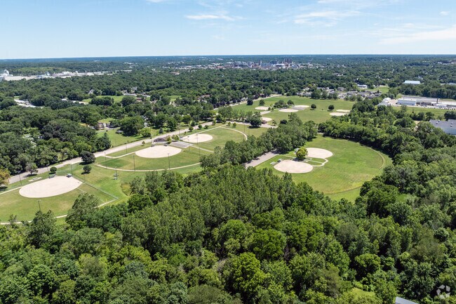The Versluis & Dickinson Softball Complex in Northside is home to Kalamazoo's softball fields.