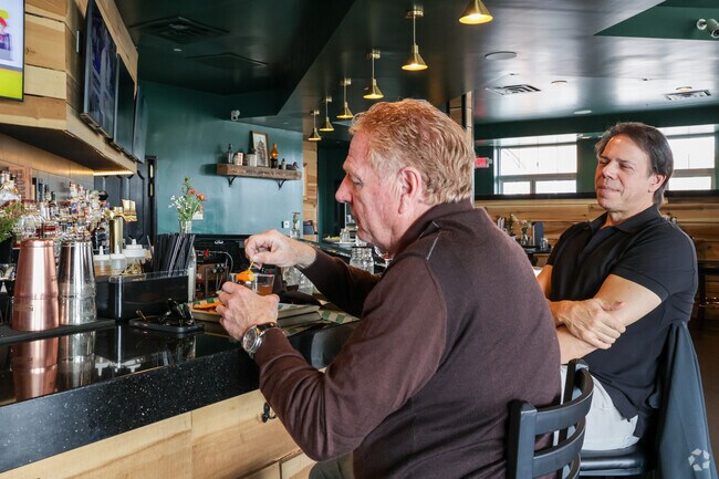 Old Dominion Tavern near Hickory Grove serves craft brews and upscale comfort food favorites.