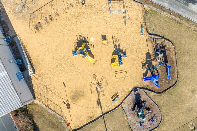 Kids love the playground at Curry Elementary School.