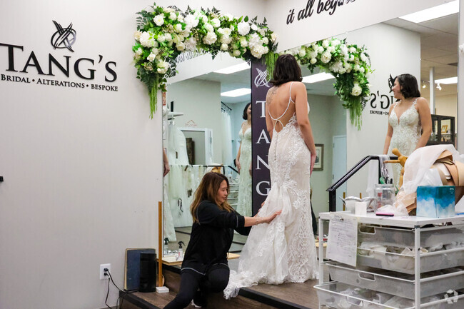 Tang's helps Sudley brides' dreams come true for their wedding day with extravagant dresses.