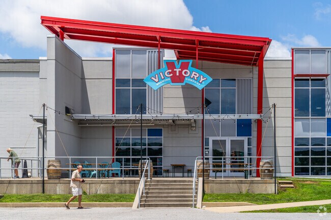 Victory Brewing Taproom draws visitors from around Pennsylvania and nearby Atglen.
