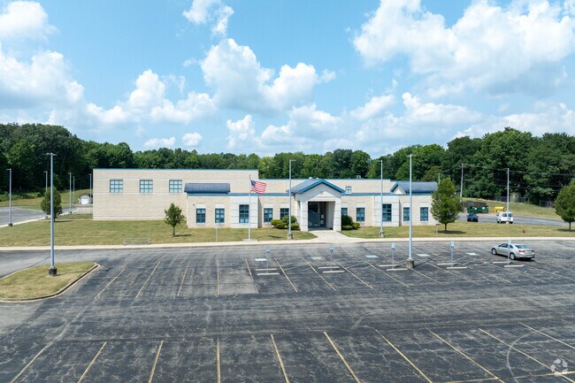 Students explore core subjects in a classroom at Chaney Middle School.