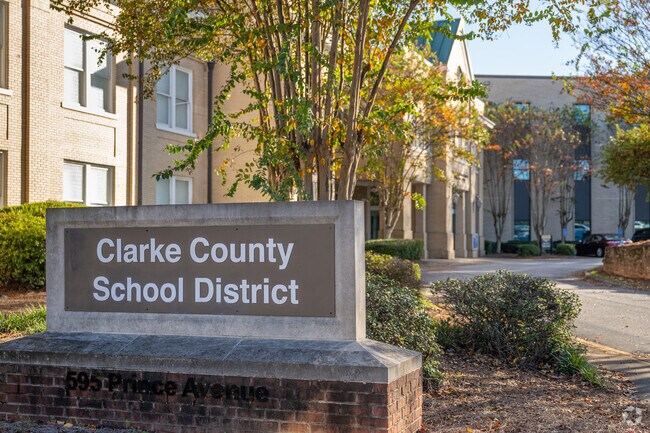 Clarke County School District’s main office is located in the old Prince Ave Christian School building.