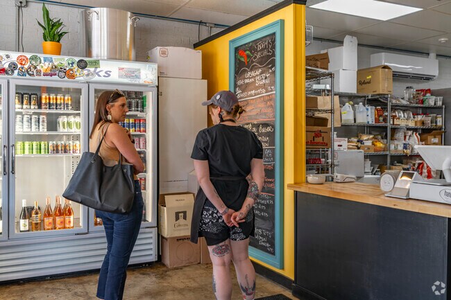 Forest Hills locals enjoy the delicious food and friendly staff of Hatch Sandwich Bar nearby.
