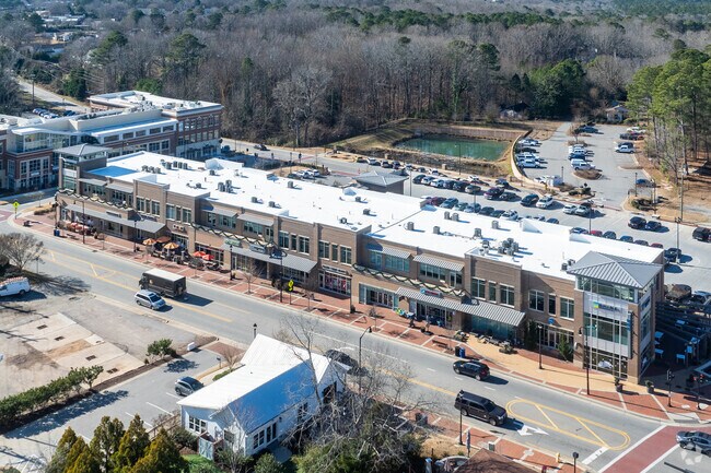 Downtown Holly Springs is very quaint with lots of restaurants, shops.
