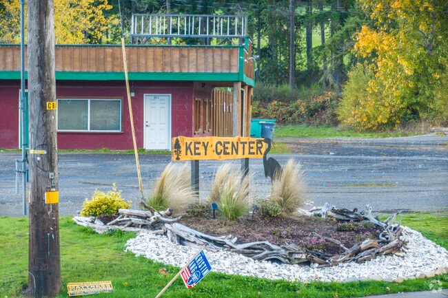 Key Center is a peninsula town located in the Puget Sound.
