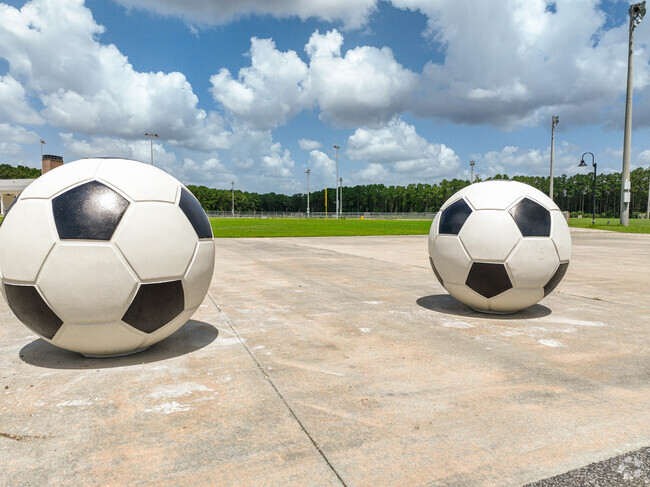 Darrell Creek residents can enjoy recreational activities at the Carolina Soccer Field.