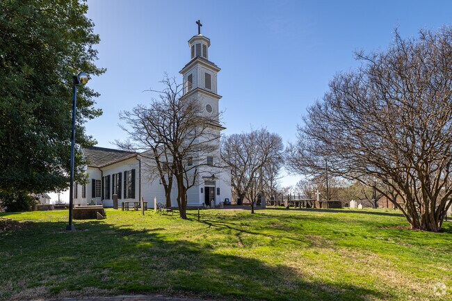 St John's Church where Patrick Henry gave his "Give me liberty" speech has reenactments.