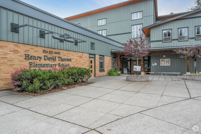 Henry David Thoreau Elementary School entrance.