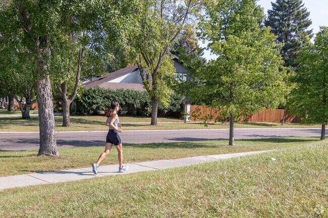 The sidewalks of Westgate are a great place for an afternoon run.