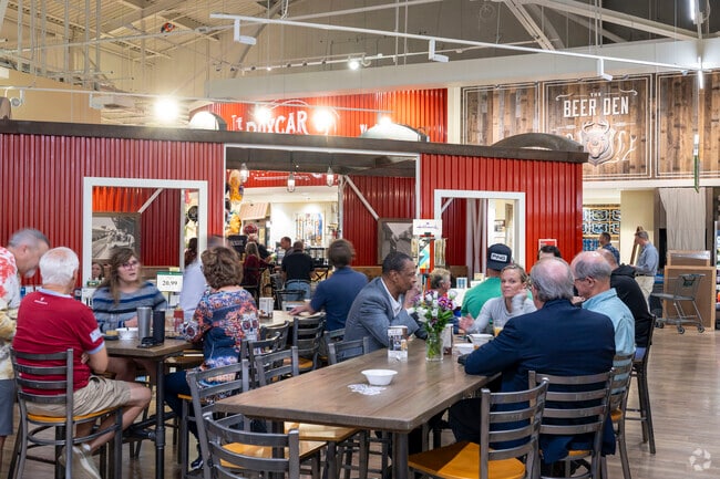 Enjoy a beer with the locals at The Beer Den in Lowes Food in Mt Tabor.