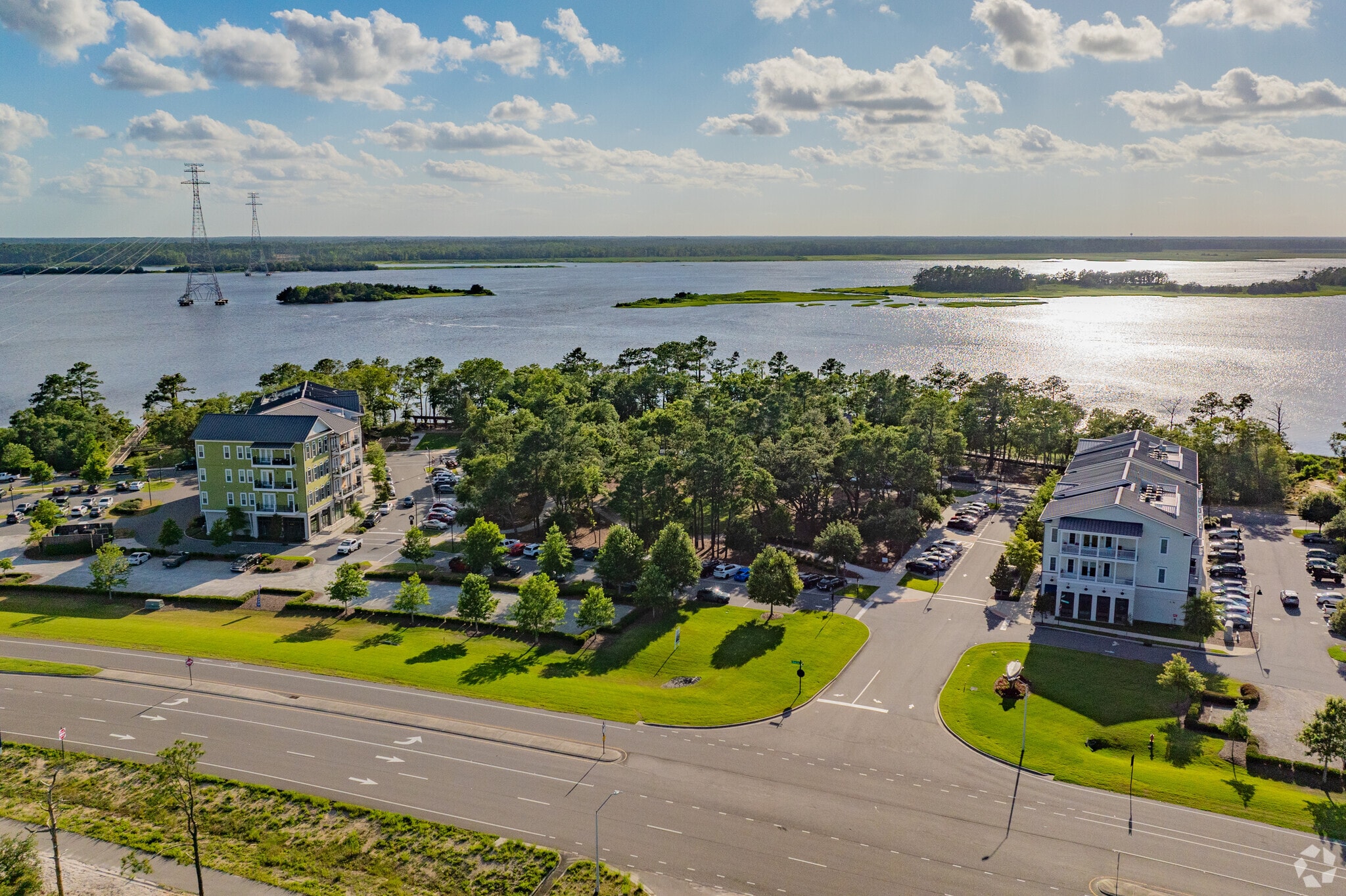 Marina Village is a popular dining, shopping and relaxation destination for Riverlight locals.