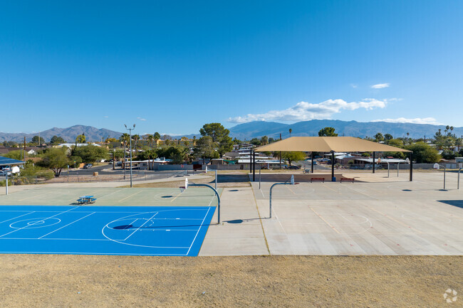 Various rec areas are available at Magee Middle School.