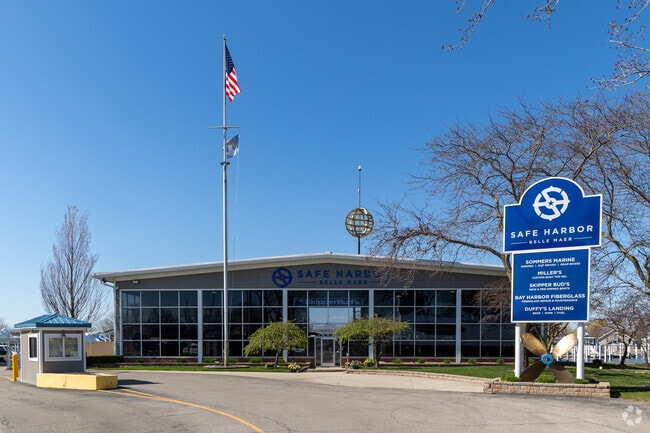 Safe Harbor Belle Maer Marina in Harrison Township has a private entrance.
