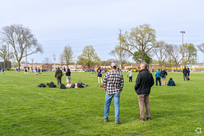 Parents can watch a soccer match in Sedgwick Park in La Grange.